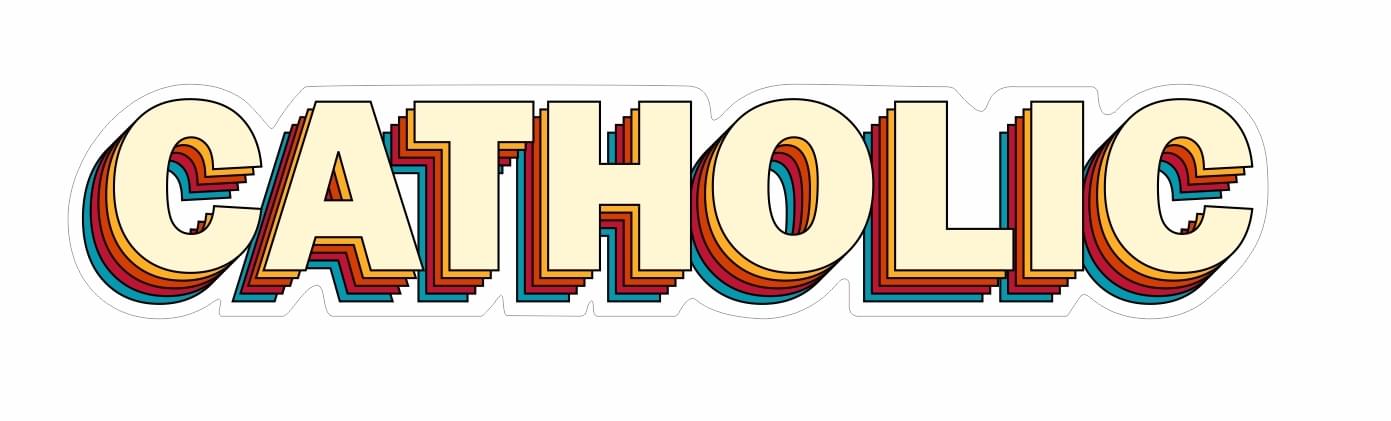 Catholic Club Sticker